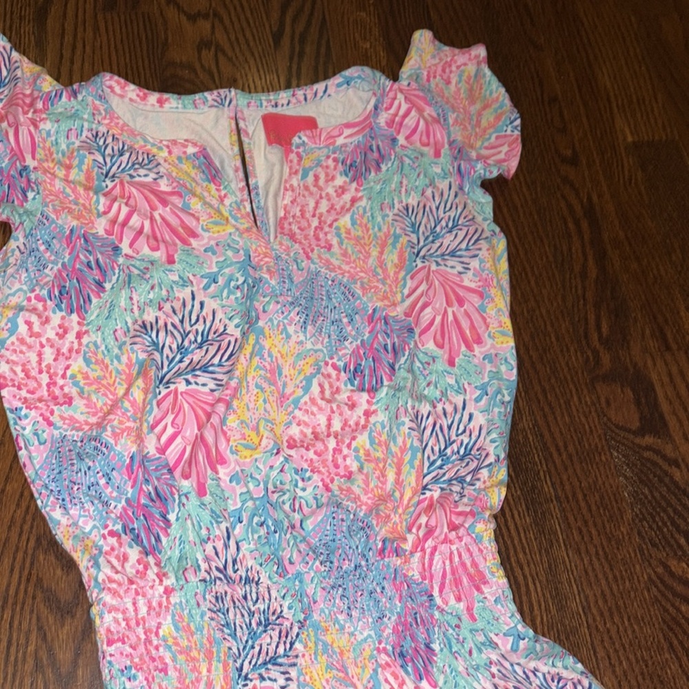 Lilly Pulitzer Ruffle Romper - Picture 2 of 8